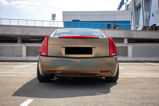 car on the street Cadillac CTS