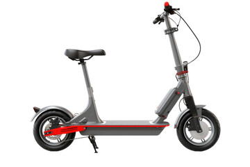 Modern Electric Scooter Isolated on Transparent Background