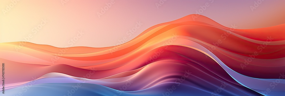 Poster a mesmerizing dynamic, wavy wave flowing with energy and movement