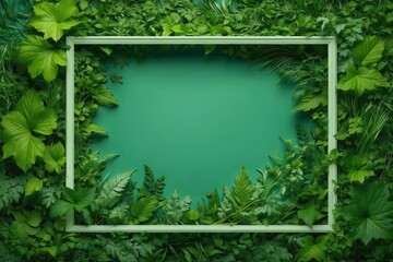 Green Wall Backgrounds & Frames