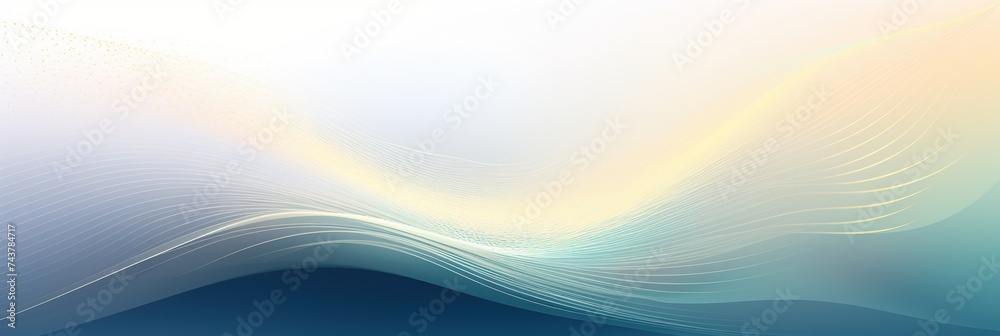 Aufkleber A mesmerizing abstract background featuring swirling waves of blue and white, creating a dynamic and fluid pattern