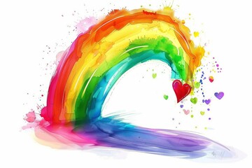 LGBTQ Pride jumble. Rainbow compassion colorful rainbow brilliance diversity Flag. Gradient motley colored ruby red LGBT rights parade festival junior diverse gender illustration