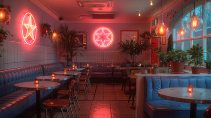 Galactic Caf&eacute;: Minimalist Aesthetics with Starlight Warmth