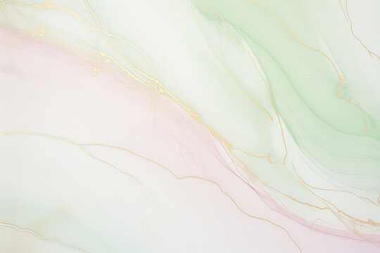  intricate patterns and delicate swirls of a pink and green marble texture, showcasing the natural beauty and unique colors of the stone