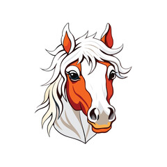 horse head vector