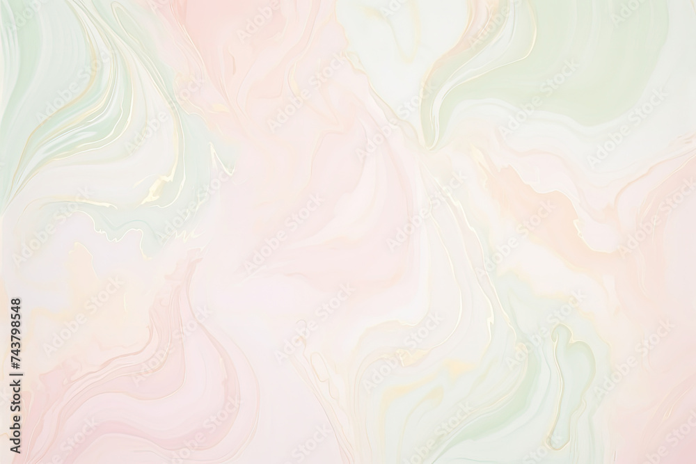 Aufkleber pink green marbles swirling together, creating a visually captivating and harmonious backdrop