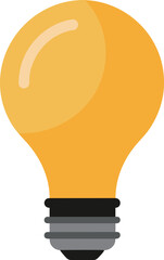 Light bulb with rays shine Energy and idea symbol