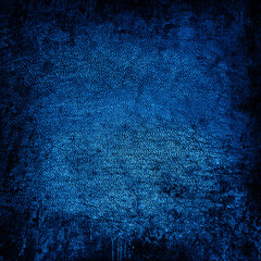 Grunge blue background with space for text - 743799755