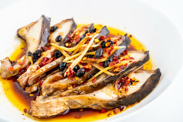 Hunan Liuyang Steamed Dish with Black Bean Sauce and Steamed Cured Fish