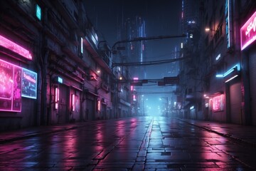 Cyberpunk Futuristic Backgrounds & Frames