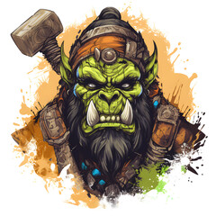 Orc perspective unleashing the force of illustrative orc imagery