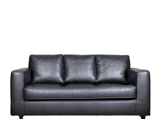 Isolated sofa on white, png