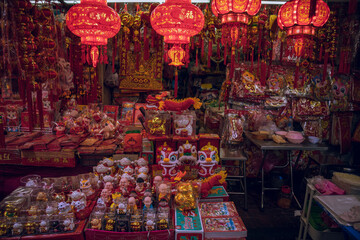 Chinese store in Chinatown, Bangkok, Thailand