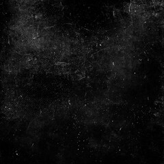 Black grunge scratched background, obsolete texture, old film effect - 743818979