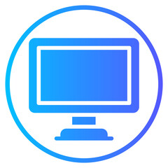 computer gradient icon