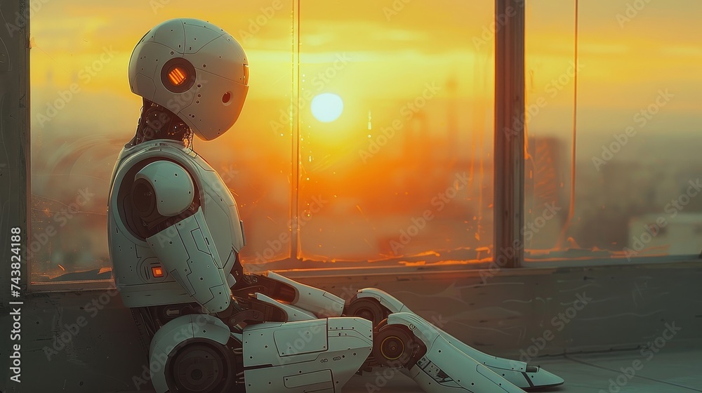 Poster concept of artificial intelligence (ai).