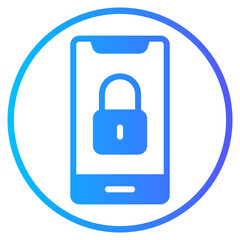 smartphone gradient icon