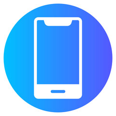 smartphone gradient icon