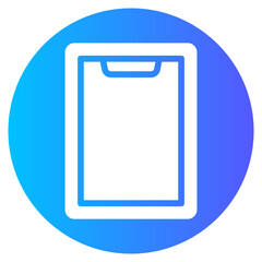 tablet gradient icon