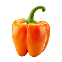 Bell pepper isolated, transparent background white background no background