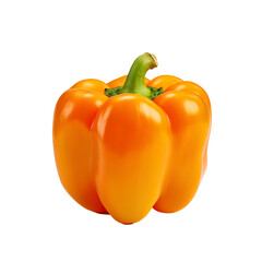 Bell pepper isolated, transparent background white background no background