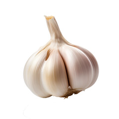 Garlic isolated, transparent background white background no background