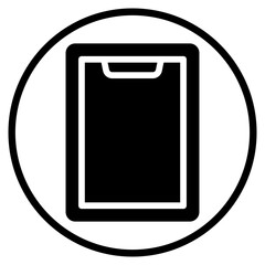 tablet glyph icon