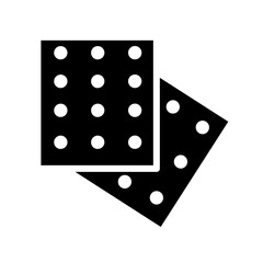 Food Cracker Bread Glyph Icon