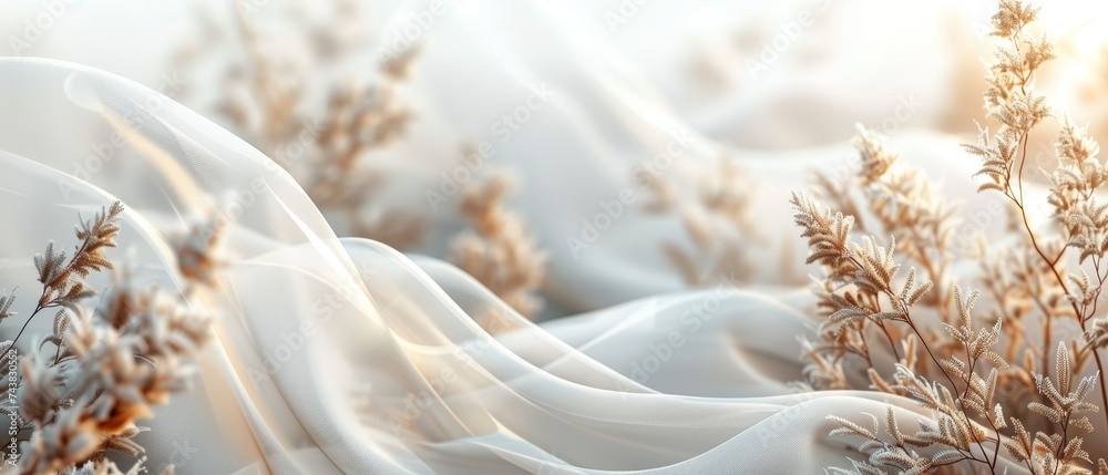 Poster Light pale vector background with abstract pale geometric pattern. White and grey abstract background with blurred patterns. Abstract pale geometric pattern in the light pale color palette.