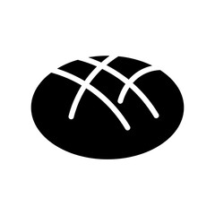Bread Food Pan Glyph Icon