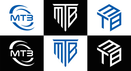 MTB logo. M T B design. White MTB letter. MTB, M T B letter logo design. Initial letter MTB linked circle uppercase monogram logo. M T B letter logo vector design. top logo, Most Recent, Featured,