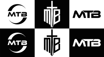 MTB logo. M T B design. White MTB letter. MTB, M T B letter logo design. Initial letter MTB linked circle uppercase monogram logo. M T B letter logo vector design. top logo, Most Recent, Featured,
