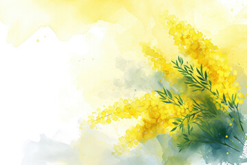 Bright yellow flowers against clean white backdrop