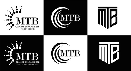 MTB logo. M T B design. White MTB letter. MTB, M T B letter logo design. Initial letter MTB linked circle uppercase monogram logo. M T B letter logo vector design. top logo, Most Recent, Featured,