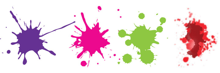 Abstract splatter Colorful  background.  vector illustration design.
