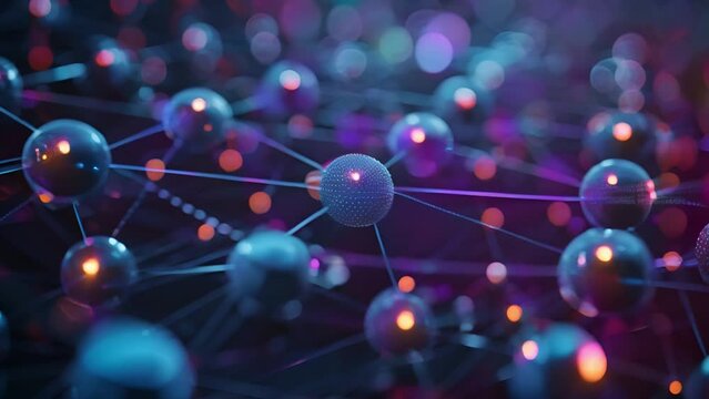 Complex data structure visualized, network connectivity.