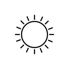 sun line icon