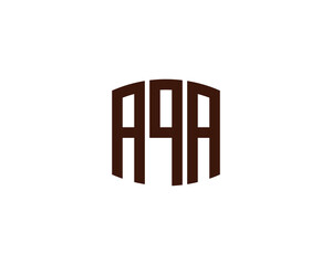 AQA logo design vector template