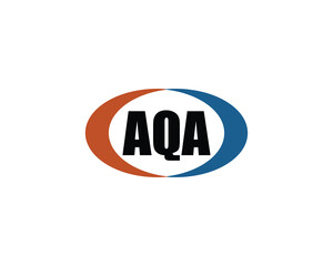 AQA logo design vector template