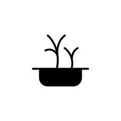 plant glyph icon