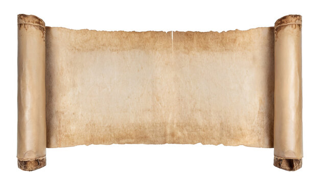 Old grungy piece of parchment paper. Antique manuscript letter background.