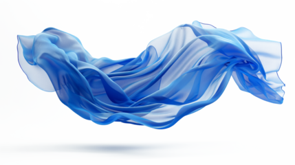 Cloth, Silk fabric, transparent fabric flying wave background fashion satin motion drapery scarf flying chiffon veil isolated on transparent white background