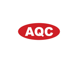 AQC logo design vector template