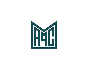 Fototapeta premium AQC logo design vector template