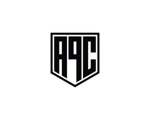 AQC logo design vector template