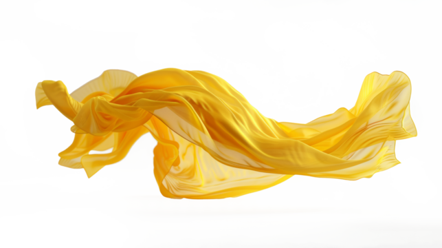 Cloth, Silk fabric, transparent fabric flying wave background fashion satin motion drapery scarf flying chiffon veil isolated on transparent white background