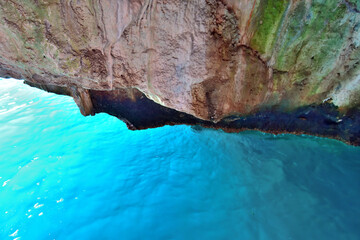 Blue Cave in Montenegro, the tourist attraction