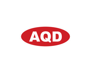 AQD logo design vector template