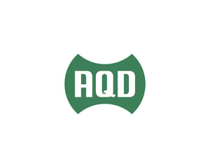 AQD logo design vector template