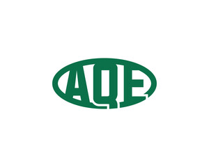 AQE logo design vector template